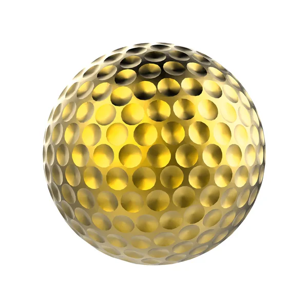 3D golfbal — Stockfoto