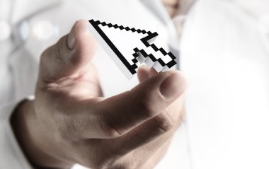 parmaklar ok imleci seçmek