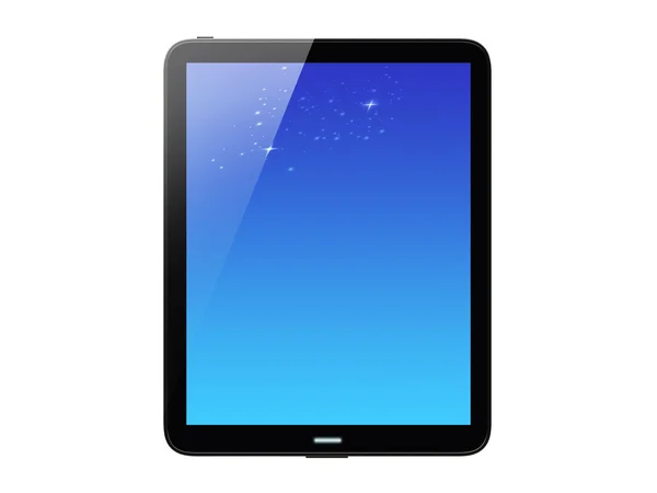 PC tablet ad alto dettaglio su sfondo bianco, rendering 3d . — Foto Stock