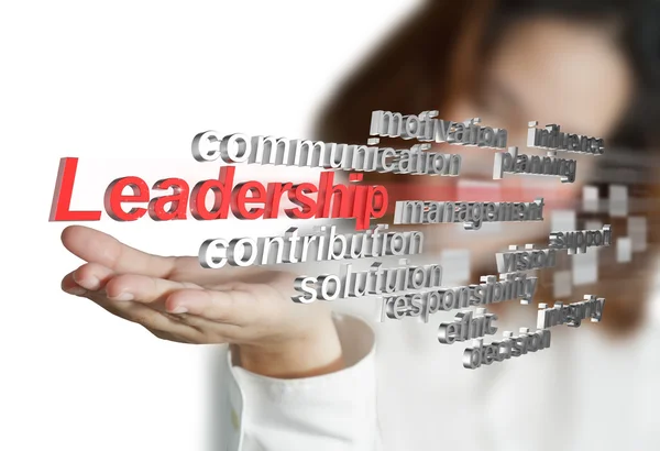 3D ικανότητα ηγεσίας ως έννοια — Φωτογραφία Αρχείου