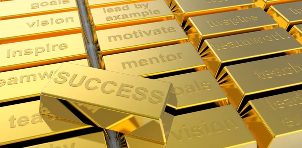Success of gold — Stock Photo, Image