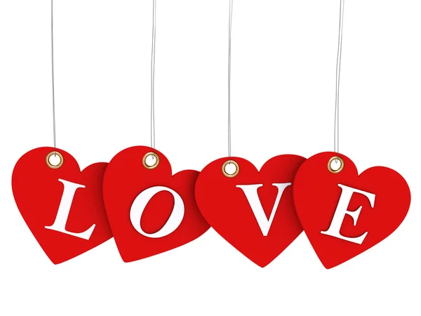 Love tags — Stock Photo, Image