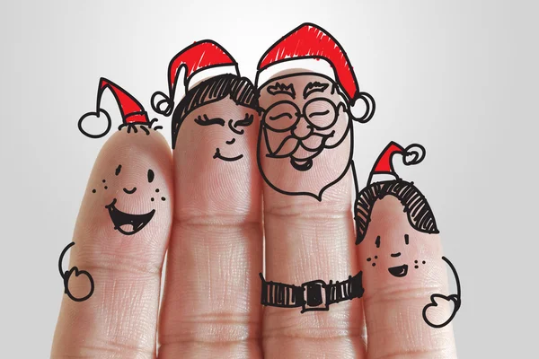parmak aile ve Noel