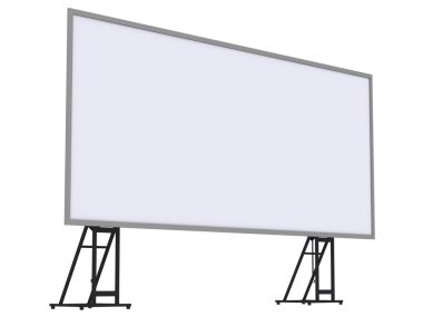 3D render afiş kadar boş bir rulo