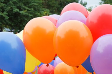 renkli komik balonları