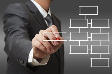 Blank business diagram