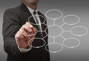 şık genç işadamı