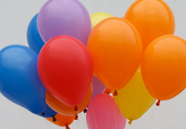 Colorful funny balloons — Stock Photo, Image