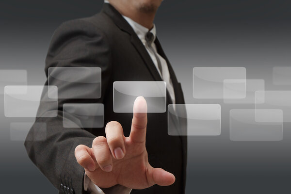 Молодой стильный бизнесмен
