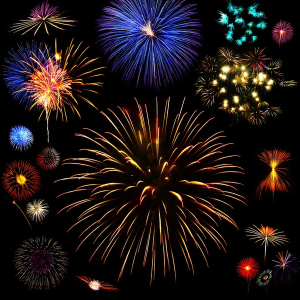 Colorful fireworks — Stock Photo, Image