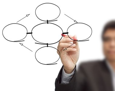 şık genç işadamı