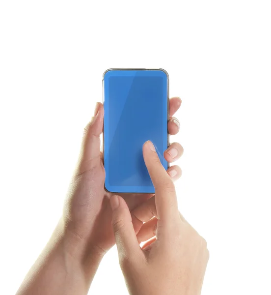 Touch screen mobile phone — Stock Photo, Image