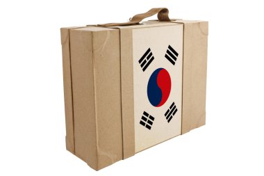 Ulus Bayrak. kutuyu geri dönüşümlü kağıt