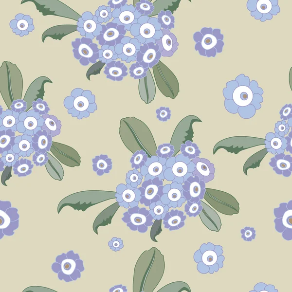 Patrón floral original sin costuras — Archivo Imágenes Vectoriales