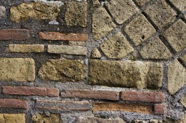 Duvarı yıkık pompeii Binası