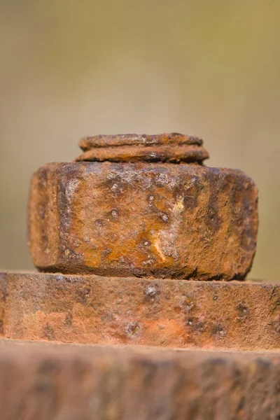 Deep rust on screw — Stock Photo, Image