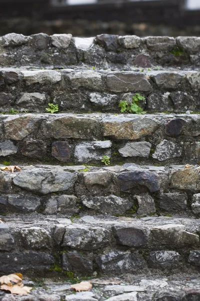 Stary kamień stairway — Zdjęcie stockowe