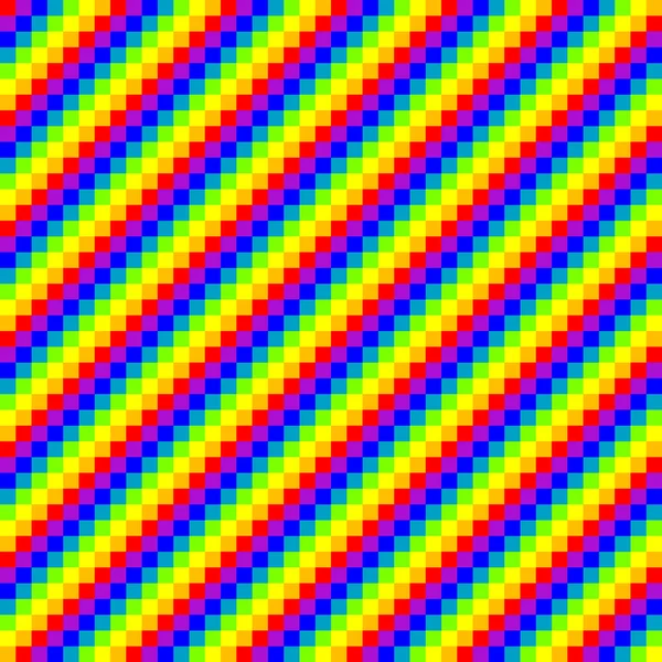 Безшовний фон з веселкою пікселя — стоковий вектор