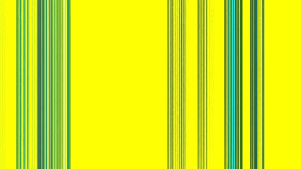 Pionowe linie zielony żółty — Wideo stockowe