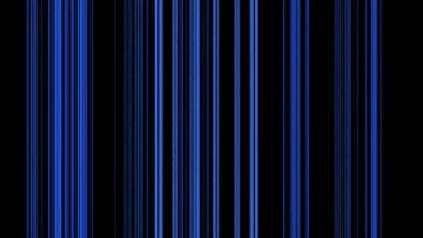 Lignes verticales bleues sur noir — Video