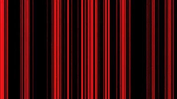 Lignes rouges verticales sur noir — Video