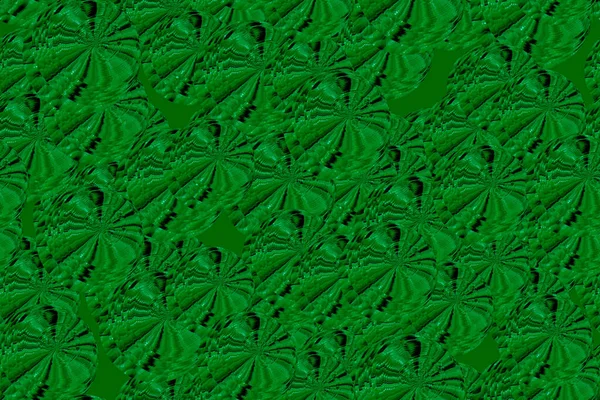 Zelené abstraktní skleněné koule bezešvé vzor, 3D pozadí — Stock fotografie