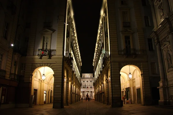 Turin, éjszaka Stock Kép