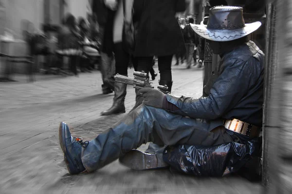 Cowboy of the street — Stock Photo, Image