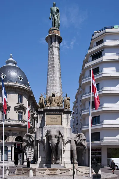 La fuente de elefantes — Foto de Stock