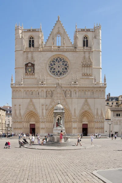 Catedral de San Juan en Lyon — Foto de Stock