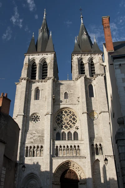 Fasada saint Nicolas, w blois — Zdjęcie stockowe