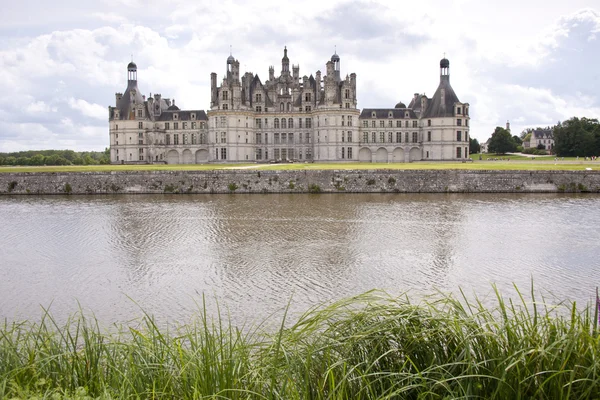 Chambord chateau kuzey cephesi — Stok fotoğraf