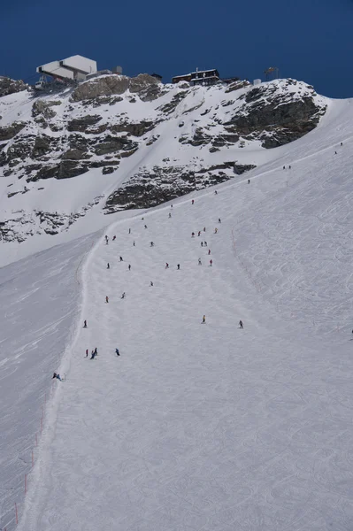 Ventina slope under the Plateau Rosa — Stock Photo, Image