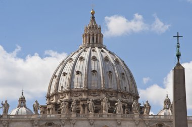 Saint Peter Bazilikası Roma'da cephe