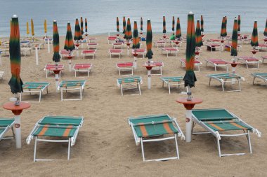 Beach Resort in Adriatic Riviera clipart