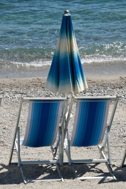 Cabanas and Beach Umbrellas clipart