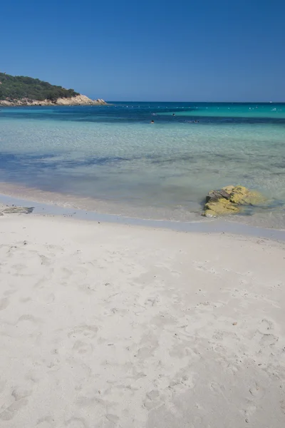 Cala Granu Daki Denizin Harika Renkleri Porto Cervo Yakınlarında Bir — Stok fotoğraf