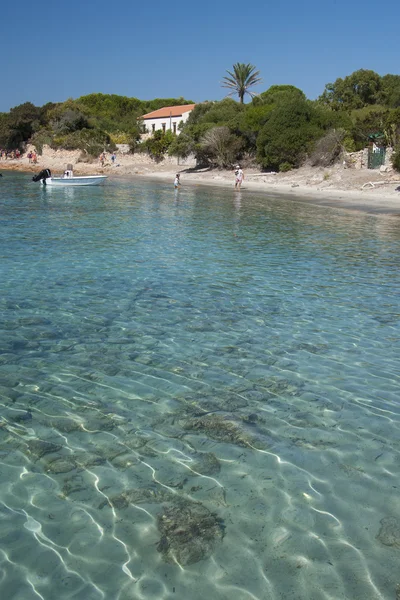 I colori del mare sull'isola di Santa Maria — Foto Stock