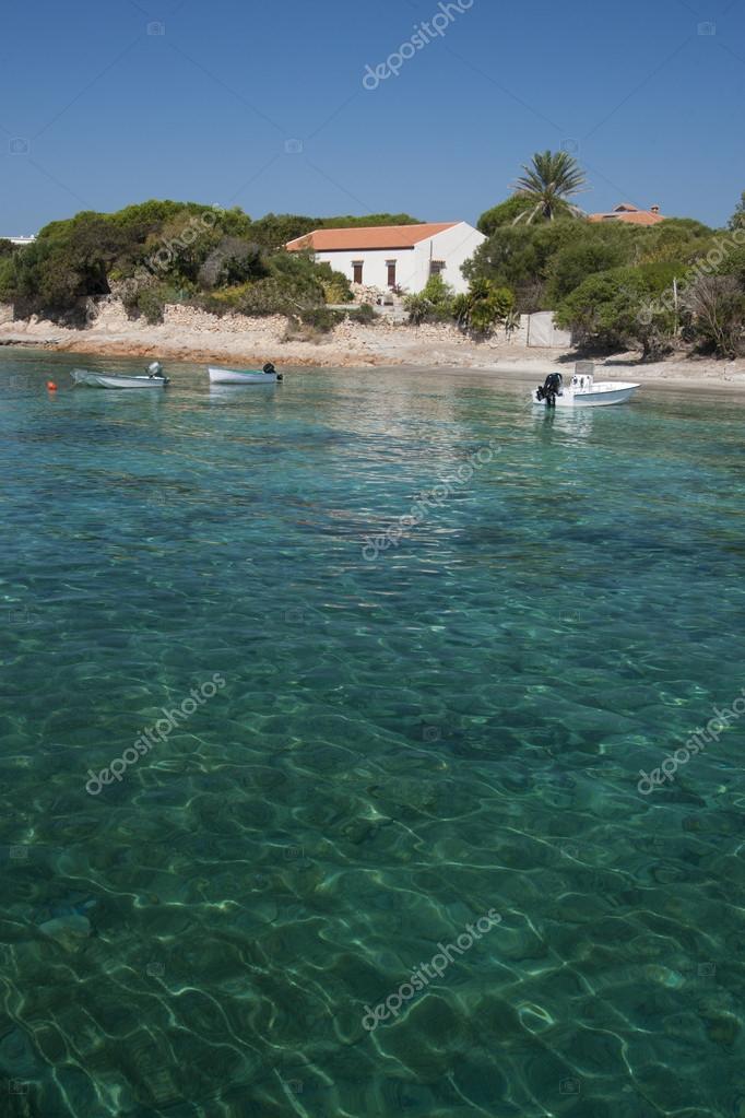 Die Farben Des Meeres Auf Der Insel Santa Maria Stockfoto - 