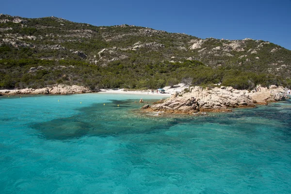 Maravilhosa água do mar em Spargi — Fotografia de Stock