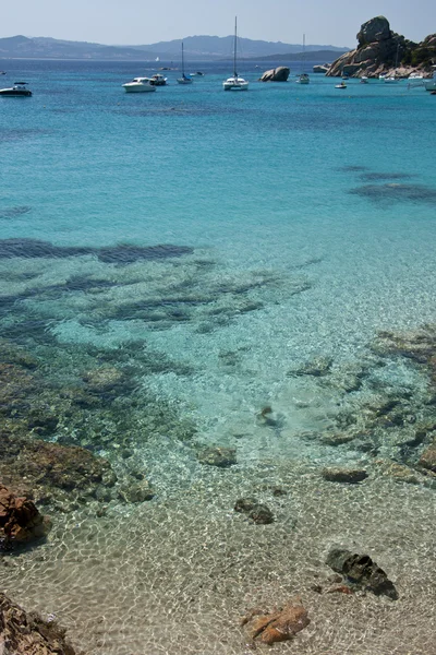 Maravillosa agua de mar en Spargi —  Fotos de Stock