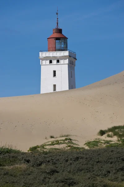 Lighthouse on a Sand Dune — Stock Photo, Image