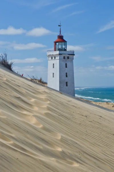 Lighthouse on a Sand Dune — Stock Photo, Image