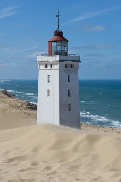 Lighthouse on a Sand Dune — Stock Photo, Image