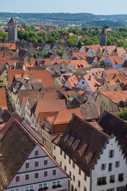 rothenburg ob der Tauber köyün görünümü