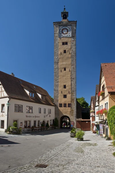 Ancient Gate in Rothenburg ob der Tauber — Stock Photo, Image