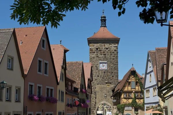 Antica Porta di Rothenburg ob der Tauber — Foto Stock