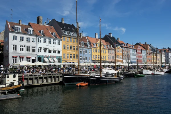 The Colorful Buildings of Nyhavn in Copenhagen — Stock Photo, Image