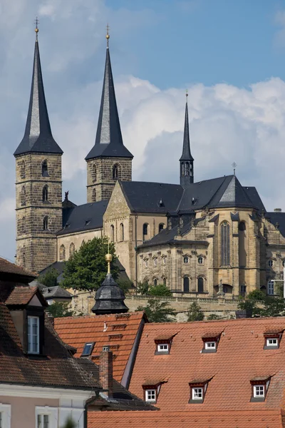 Michaelsberg kloster i Bamberg — Stockfoto