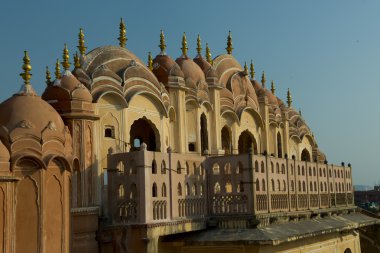 jaipur şehrinde Hawa mahal (rüzgarlar saray)